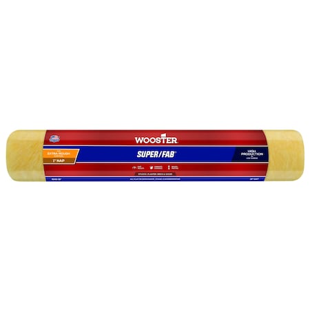 Wooster 18" Paint Roller Cover, 1" Nap, Knit Fabric R242-18